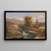 Herbst in den Bergen der Catskill - Carl August Sommer — gerahmtes Bild an der Wand
