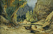 Mühle in einem Tal - Carl Blechen — Ansicht des Kunstwerks
