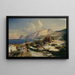 Nachmittag in Capri - Carl Blechen — gerahmtes Bild an der Wand