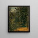 Weg im Harz-Wald - Carl Blechen — gerahmtes Bild an der Wand