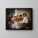 in einer römischen Osteria - Carl Bloch — gerahmtes Bild an der Wand