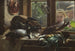 Naturmorte mit Fisch - Carl Bloch — Ansicht des Kunstwerks