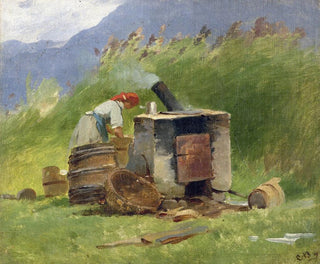 Lavoir en plein air - Carl Bolze — Ansicht des Kunstwerks