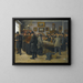 in der Auktionshalle - Carl Carlsen — gerahmtes Bild an der Wand
