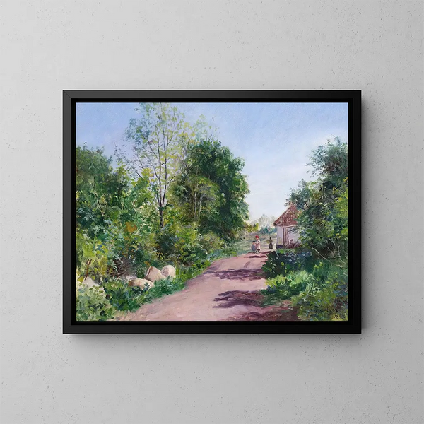 Prendre un chemin - Carl Carlsen — gerahmtes Bild an der Wand