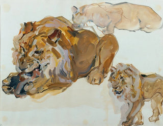 Studie von Tieren aus Schönbrunn - Carl Fahringer — Ansicht des Kunstwerks