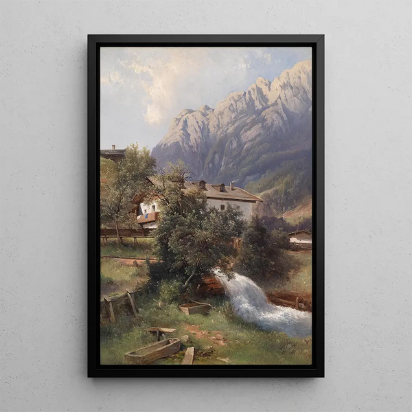 Carl Franz Emanuel Haunold - Motiv aus Werfen.webp