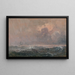 Studien der Meereslandschaft - Carl Frederik Sørensen — gerahmtes Bild an der Wand