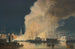 Nachtnachtfeuer in Christianshavn Hafenseite von Kopenhagen - Carl Frederik Sørensen — Ansicht des Kunstwerks