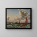 Parti de la mer de Øresund avec Kronborg - Carl Frederik Sørensen — gerahmtes Bild an der Wand