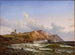 Schiffswrack nach einem Sturm vor der Westküste Jütlands in der Nähe der Ferring-Kirche - Carl Frederik Sørensen — Ansicht des Kunstwerks