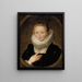 Frau des Kammermädchens der Erzherzogin Isabelle - Carl Frederik von Breda — gerahmtes Bild an der Wand
