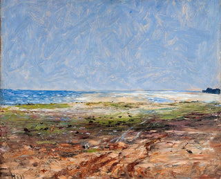 Küstenszene in Luc-sur-Mer - Carl Fredrik Hill — Ansicht des Kunstwerks