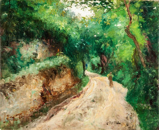 Fontainebleau, route creuse - Carl Fredrik Hill — Ansicht des Kunstwerks