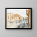 Großer Kanal und Rialto-Brücke - Carl Friedrich Heinrich Werner — gerahmtes Bild an der Wand