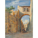 Straßenszene in Jerusalem - Carl Friedrich Heinrich Werner — gerahmtes Bild an der Wand