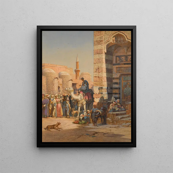 Carl Friedrich Heinrich Werner - Street in Cairo.webp
