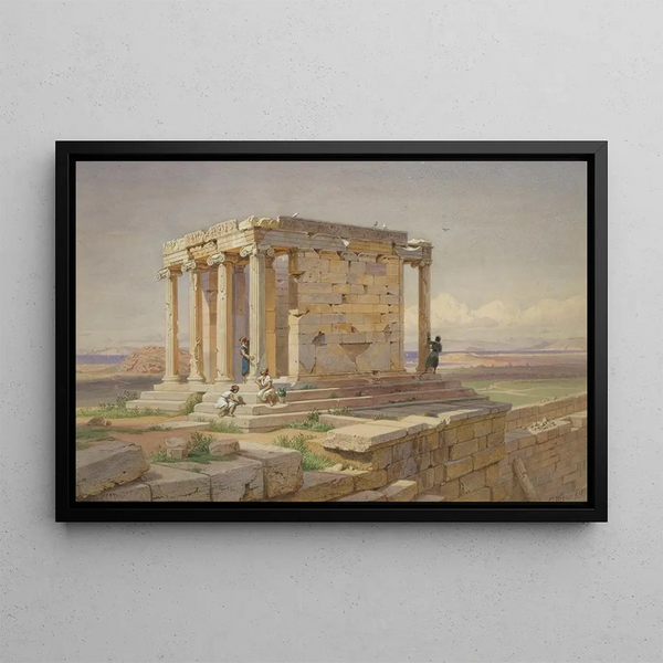 Carl Friedrich Heinrich Werner - The Temple of Athena Nike View from the NorthEast.webp