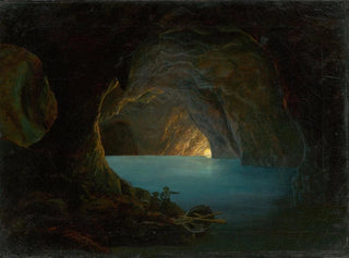 Die Blaue Grotte auf Capri - Carl Friedrich Seiffert — Ansicht des Kunstwerks