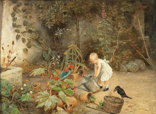 Der kleine Gärtner - Carl Fröschl — Ansicht des Kunstwerks