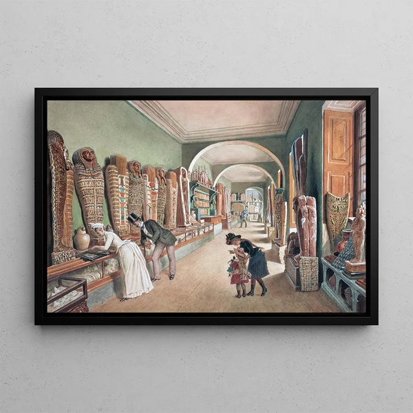 Carl Goebel the younger - Der Korridor und das letzte Kabinett der gyptischen Sammlung.webp
