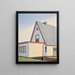 Ohne Titel - Carl Grossberg — gerahmtes Bild an der Wand