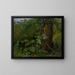 Weidenstamm mit Unterholz - Carl Gustav Carus — gerahmtes Bild an der Wand