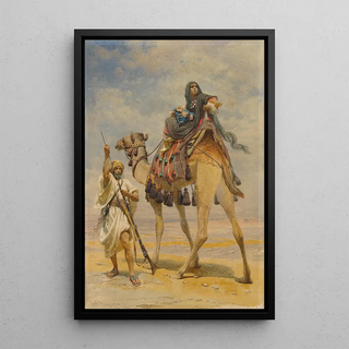 Carl Haag - Bedouin Woman On A Camel.webp