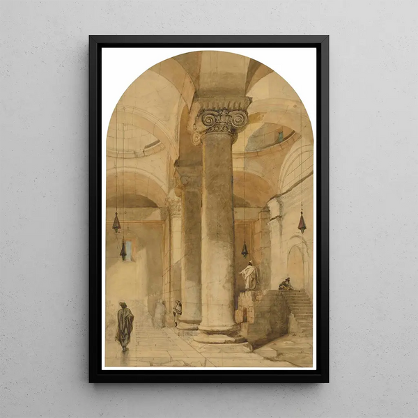 Carl Haag - Interior of the Golden Gateway in the Temple area of Jerusalem.webp