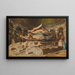 Der heilige Felsen Jerusalem - Carl Haag — gerahmtes Bild an der Wand