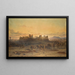 Die Ruinen des Sonnentempels, Palmyra - Carl Haag — gerahmtes Bild an der Wand