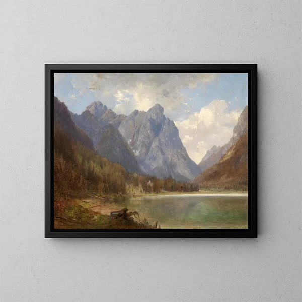 See von Toblach - Carl Hasch — gerahmtes Bild an der Wand