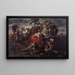 Die Schlacht von Pavia - Carl Hassmann — gerahmtes Bild an der Wand