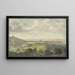 Die Stadt Arnberg in der Oberpfalz - Carl Heinzmann — gerahmtes Bild an der Wand