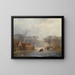 Winter in Zerfall - Carl Hilgers — gerahmtes Bild an der Wand