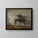 Ein sonniges Interieur - Carl Holse — gerahmtes Bild an der Wand