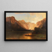 Am Gosausee - Carl Jungheim — gerahmtes Bild an der Wand