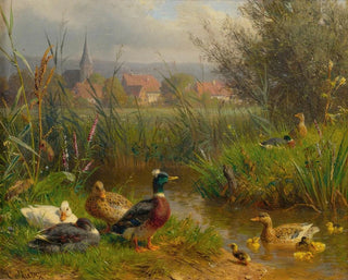 Enten - Carl Jutz — Ansicht des Kunstwerks