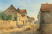 Route de village avec de nombreuses figures décoratives - Carl Lafitte — Ansicht des Kunstwerks