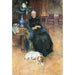 Reproduktion des Gemäldes Göthilda Fürstenberg - Carl Larsson