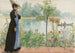 Karin am Meer - Carl Larsson — Ansicht des Kunstwerks