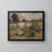 Studie der Landschaft von Barbizon - Carl Larsson — gerahmtes Bild an der Wand