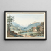 Jouvin in Savoyen - Carl Ludwig Hackert — gerahmtes Bild an der Wand