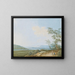 Landschaft mit einem Fluss - Carl Ludwig Hackert — gerahmtes Bild an der Wand