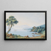 Am Annecy-See - Carl Ludwig Hackert — gerahmtes Bild an der Wand