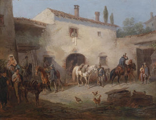 Hussards autrichiens - Carl Martin Ebersberg — Ansicht des Kunstwerks