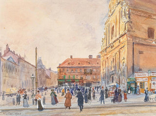 Kirche der Karmeliter in Leopoldstadt - Carl Müller — Ansicht des Kunstwerks