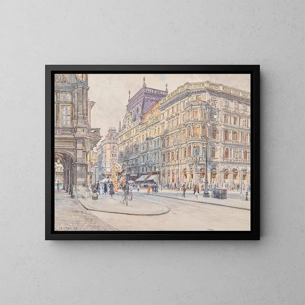 Kärntnertor - Carl Müller — gerahmtes Bild an der Wand
