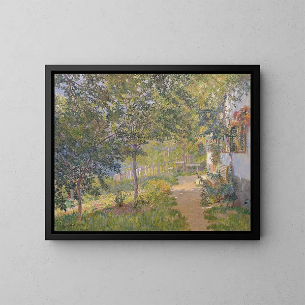 Motiv von Mattsee - Carl Müller — gerahmtes Bild an der Wand