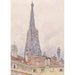Reproduktion des Gemäldes Tour Saint-Étienne de la maison de l'Ordre Teutonique - Carl Müller